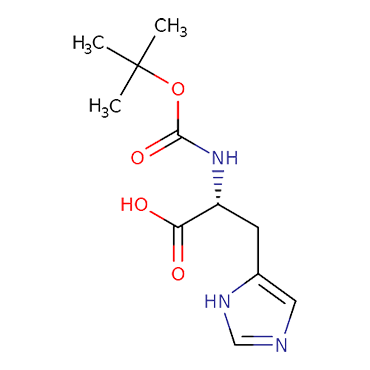 Nα-Boc-D-histidine, 98% 