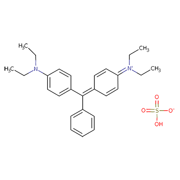 Brilant green indicator powder