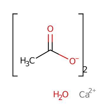 Calcium acetate monohydrate