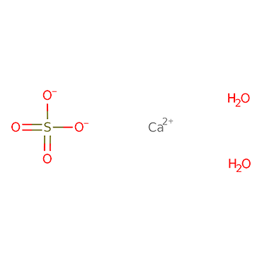 Calcium sulphate dihydrate