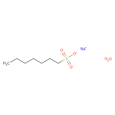 1-Heptane sulfonic acid sodium salt monohydrate 