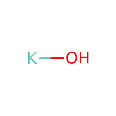 Potassium hydroxide pellets