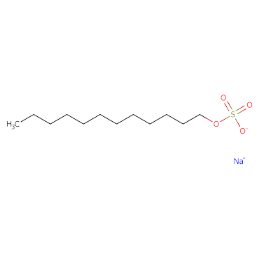 Sodium lauryl sulphate (Sodium dodecyl sulphate)