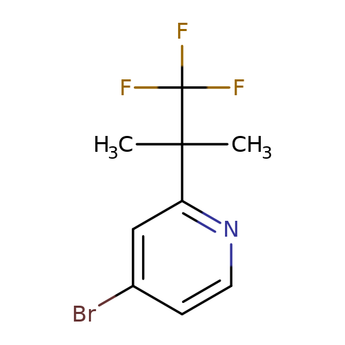 4-Bromo-2-(1,1,1-trifluoro-2-methylpropan-2-yl)pyridine, 95%