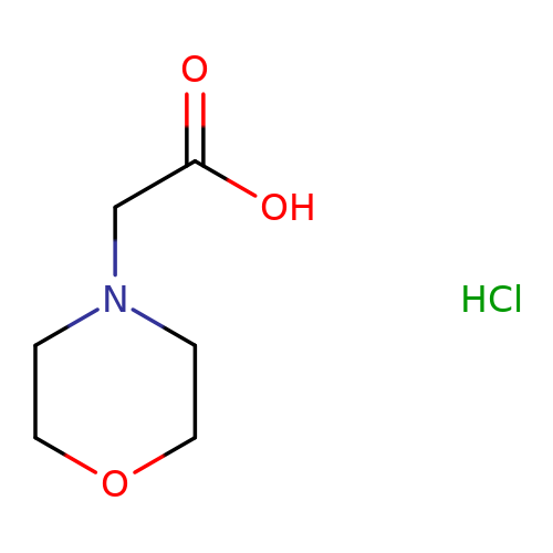 Morpholin-4-yl acetic acid hydrochloride, 98% 