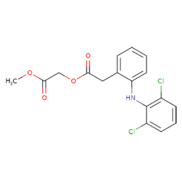 2-Methoxy-2-oxoethyl-{2-[(2, 6-dichlorophenyl)-amino] phenyl} acetate