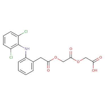 2-(2-(2-(2-(2,6-Dichlorophenylamino)-phenyl)acetoxy)acetoxy)acetic acid