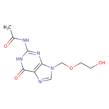 N-[9-{(2-Hydroxyethoxy)methyl}-6-oxo-6,9-dihydro-1H-purin-2-yl]acetamide