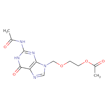 2-[(2-Acetamido-6-oxo-1H-purin-9(6H)-yl)methoxy]ethyl acetate