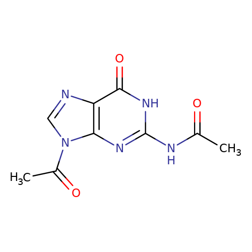 N-(9-Acetyl-6-oxo-6,9-dihydro-1H-purin-2-yl)acetamide