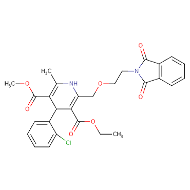 4-(2-Chlorophenyl)-3-ethoxycarbonyl-5-methoxycarbonyl-6-methyl-2-(phthalimidoethoxy)methyl-1,4-dihydropyridine