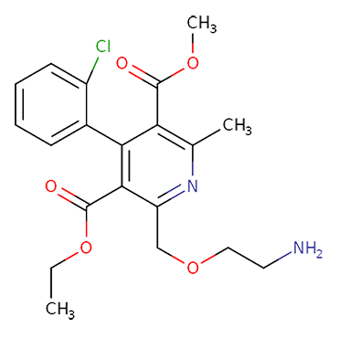 3-Ethyl-5-methyl 2-[(2-aminoethoxy)methyl]4-(2-chloro-phenyl)6-methyl pyridine-3,5-dicarboxylate