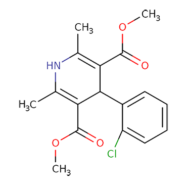 Dimethyl-4-(2-chlorophenyl)-2,6-dimethyl-1,4 dihydropyridine-3,5-dicarboxylate