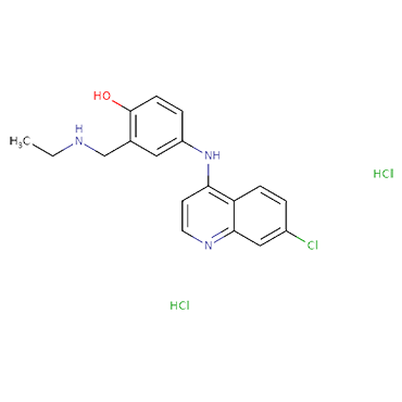 4-[(7-Chloro-4-quinolinyl)amino]-2-[(ethylamino)methyl]phenol Dihydrochloride