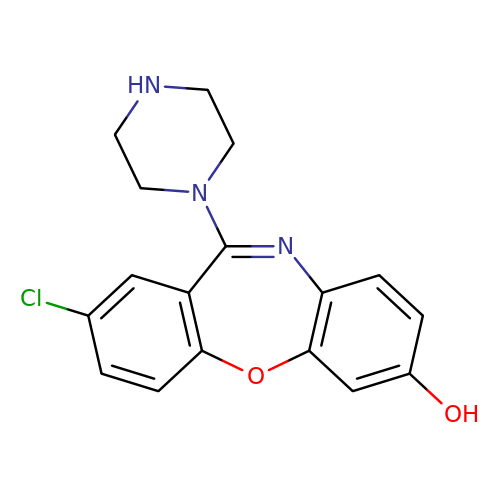 2-Chloro-11-(1-piperazinyl)-dibenz[b,f][1,4]oxazepin-8-ol