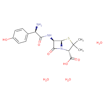 (2S,5R,6R)-6-[[(2R)-2-amino-2-(4-hydroxyphenyl)acetyl]amino]-3,3-dimethyl-7-oxo-4-thia-1-azabicyclo[3.2.0]heptane-2-carboxylic acid trihydrate