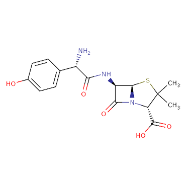 (2S,5R,6R)-6-[[(2S)-2-Amino-2-(4-hydroxyphenyl)acetyl]amino]-3,3-dimethyl-7-oxo-4-thia-1-azabicyclo[3.2.0]heptane-2-carboxylic acid