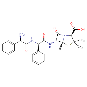 (2S,5R,6R)-6-[[(2R)-2-[[(2R)-2-Amino-2-phenylacetyl] amino]-2-phenylacetyl]amino]-3,3-dimethyl-7-oxo-4-thia-1-azabicyclo[3.2.0]heptane-2-carboxylic acid