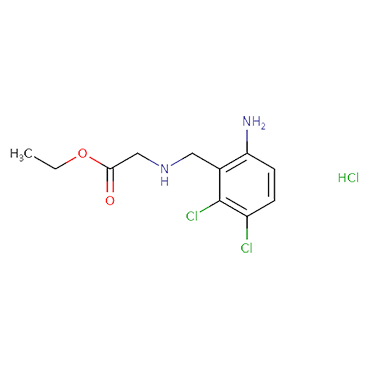 N-[(6-amino-2,3-dichlorophenyl)methyl]glycine Ethyl Ester Hydrochloride