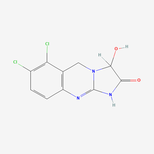 6,7-Dichloro-1,5-dihydro-3-hydroxyimidazo[2,1-b]quinazolin-2(3H)-one