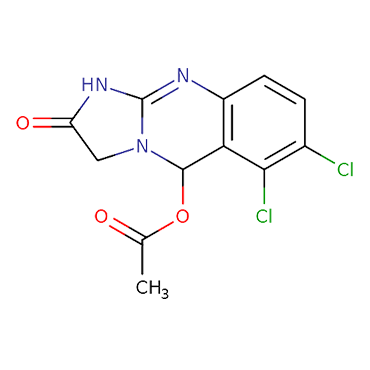 6,7-Dichloro-1,2,3,5-tetrahydro-2-oxoimidazo[2,1,b]quinazolin-5-yl Acetate