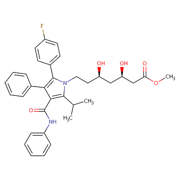 (3R,5R)-7-[2-(4-Fluorophenyl)-3-phenyl-4-(phenylcarbamoyl)-5-propan-2-yl-1H-pyrrol-1-yl]-3,5-dihydroxyheptanoic acid methyl ester