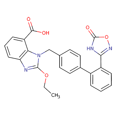 2-Ethoxy-1-[(2'-(5-oxo-4,5-dihydro-1,2,4-oxadiazol-3-yl)-(1,1'-biphenyl)-4-yl)methyl]-1H-benzo[d]imidazole-7-carboxylic acid