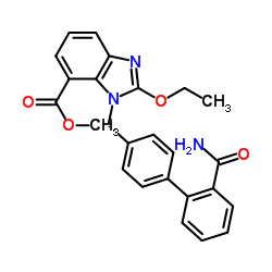 Methyl 1-((2'-carbamoyl-[1,1'-biphenyl]-4-yl)methyl)-2-ethoxy-1H-benzo[d]imidazole-7-carboxylate