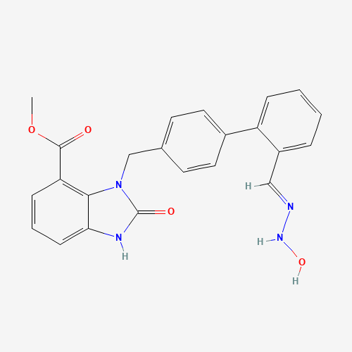 (Z)-Methyl 3-((2'-(N'-hydroxycarbamimidoyl)-[1,1'-biphenyl]-4-yl)methyl)-2-oxo-2,3-dihydro-1H-benzo[d]imidazole-4-carboxylate