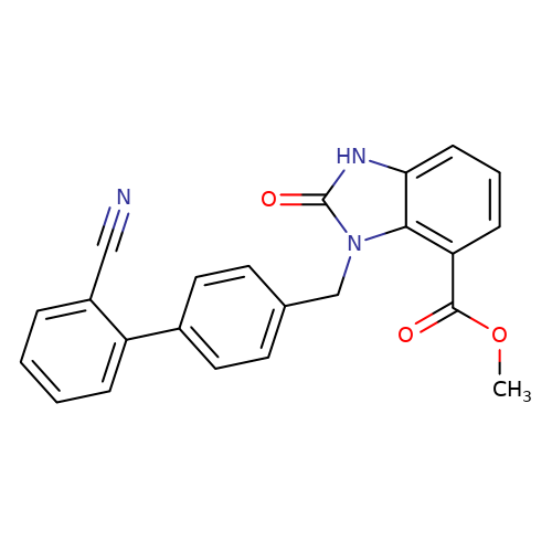 Methyl 3-((2'-cyano-[1,1'-biphenyl]-4-yl)methyl)-2-oxo-2,3-dihydro-1H-benzo[d]imidazole-4-carboxylate