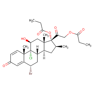 (6α,11β,16β)-6-Bromo-9-chloro-11-hydroxy-16-methyl-17,21-bis(1-oxopropoxy)pregna-1,4-diene-3,20-dione