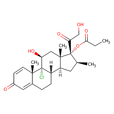 (11β,16β)-9-Chloro-11,21-dihydroxy-16-methyl-17-(1-oxopropoxy)-pregna-1,4-diene-3,20-dione