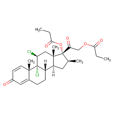 9,11β-Dichloro-17,21-dihydroxy-16β-methyl-pregna-1,4-diene-3,20-dione Dipropionate