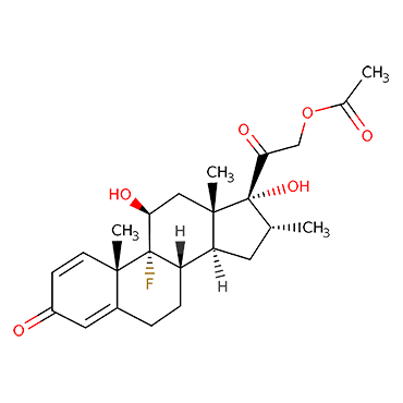9-Fluoro-11β,17,21-trihydroxy-16α-methyl-pregna-1,4-diene-3,20-dione 21-Acetate