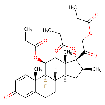 (11β,16β)-9-Fluoro-16-methyl-11,17,21-tris(1-oxopropoxy)pregna-1,4-diene-3,20-dione