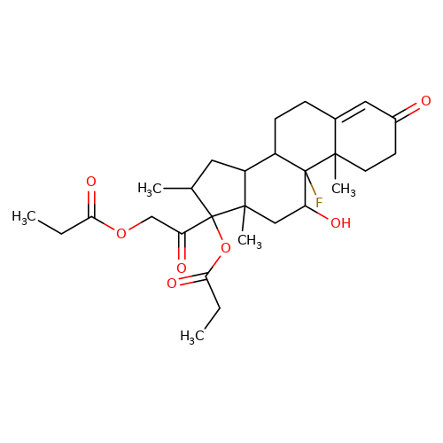 6-Bromo-9-fluoro-11β-hydroxy-16β-methyl-3,20-dioxopregna-1,4-diene-17,21-diyl Dipropanoate