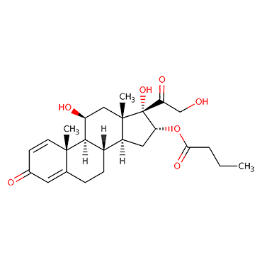 (11β,16α)-11,17,21-Trihydroxy-16-(1-oxobutoxy)-pregna-1,4-diene-3,20-dione