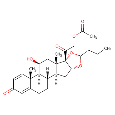 (11β,16α)-21-(Acetyloxy)-16,17-[butylidenebis(oxy)]-11-hydroxy-pregna-1,4-diene-3,20-dione