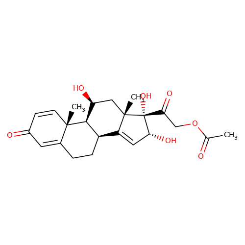 (11β,16α)-21-(Acetyloxy)-11,16,17-trihydroxypregna-1,4,14-triene-3,20-dione
