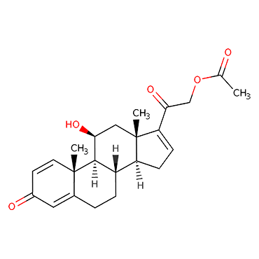 11β,21-Dihydroxypregna-1,4,16-triene-3,20-dione 21-Acetate