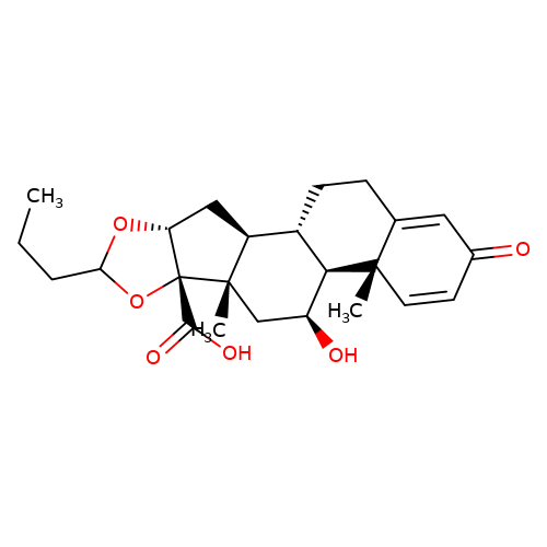 (11β,16α,17α)-16,17-[Butylidenebis(oxy)]-11-hydroxy-3-oxo-androsta-1,4-diene-17-carboxylic Acid