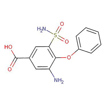 3-Amino-4-phenoxy-5-sulfamoylbenzoic acid