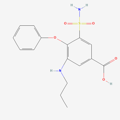 4-Phenoxy-3-(propylamino)-5-sulfamoylbenzoic acid