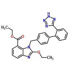 Ethyl 1-[(2'-(1H-tetrazol-5-yl)-[1,1'-biphenyl]-4-yl)methyl]-2-ethoxy-1H-benzo[d]imidazole-6-carboxylate