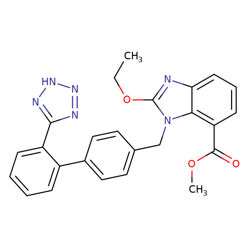 Methyl 1-((2'-(1H-tetrazol-5-yl)-[1,1'-biphenyl]-4-yl)methyl)-2-ethoxy-1H-benzo[d]imidazole-6-carboxylate