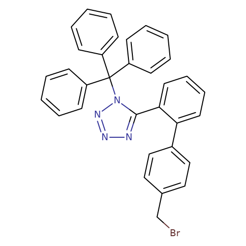 5-[4'-(Bromomethyl)-[1,1'-biphenyl]-2-yl]-1-trityl-1H-tetrazole