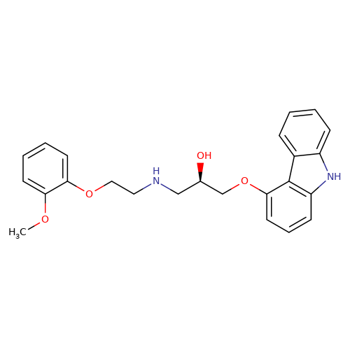 (R)-1-((9H-Carbazol-4-yl)oxy)-3-((2-(2-methoxyphenoxy)ethyl)amino)propan-2-ol