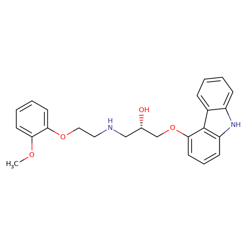 (S)-1-((9H-Carbazol-4-yl)oxy)-3-((2-(2-methoxyphenoxy)ethyl)amino)propan-2-ol