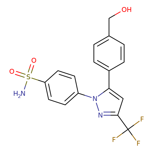 4-{5-[4-(Hydroxymethyl)-phenyl]-3-(trifluoro-methyl)-1H-pyrazol-1yl}benzenesulfonamide