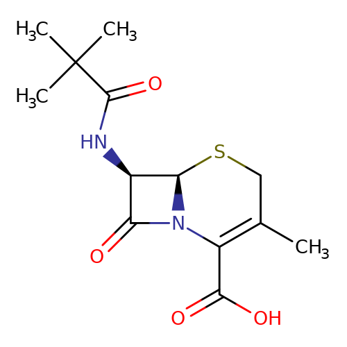 (6R,7R)-3-Methyl-8-oxo-7-pivalamido-5-thia-1-azabicyclo[4.2.0]oct-2-ene-2-carboxylic acid